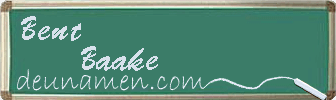 Bent Baake Visitenkarte